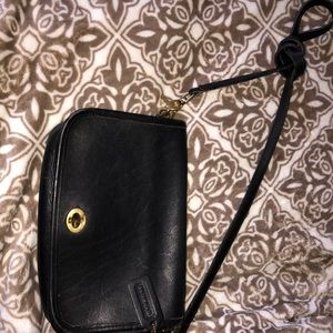 Vintage black Crossbody coach bag!